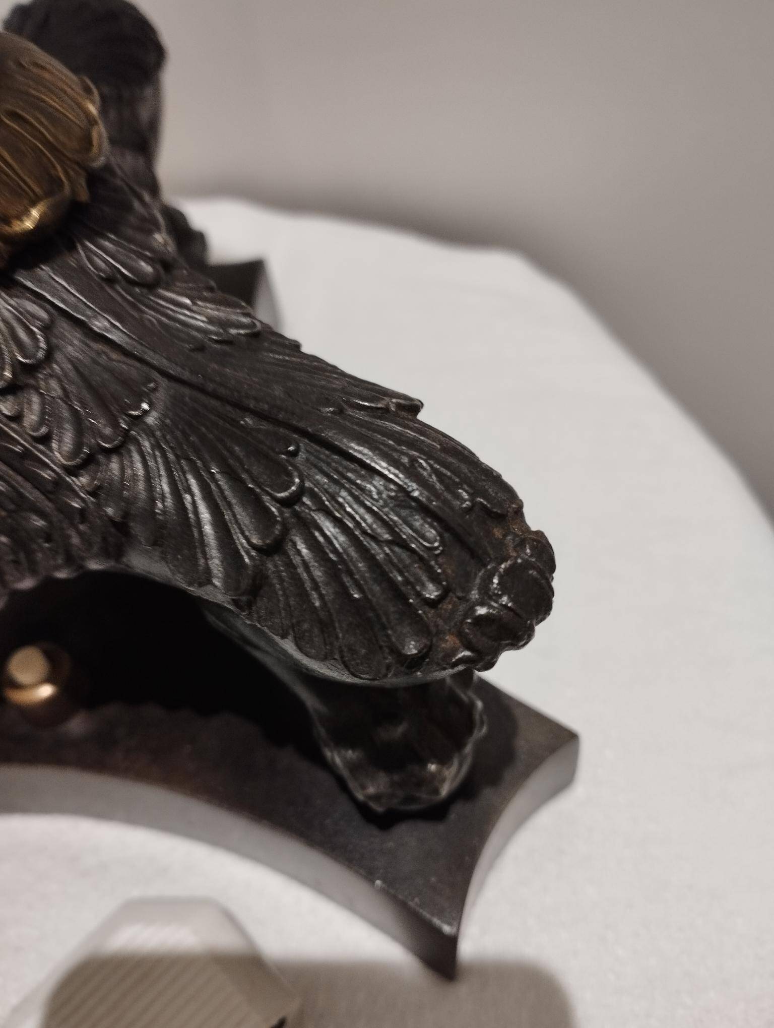 Antique lamp base with lion's paw - Restoration Period - Empire