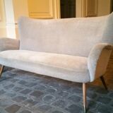 Sofa sofa wing bergere 50s/60s vintage