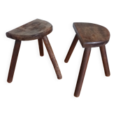 Cowherd tripod stools