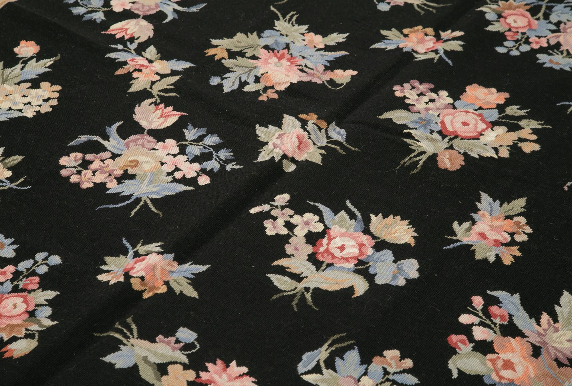 Handmade Vintage Flatweave Needlepoint Kilim 180 cm x 275 cm