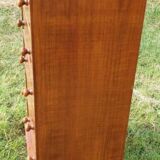 Mahogany and marble chest of drawers or chiffonier