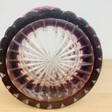 Crystal vase of Saint Louis red