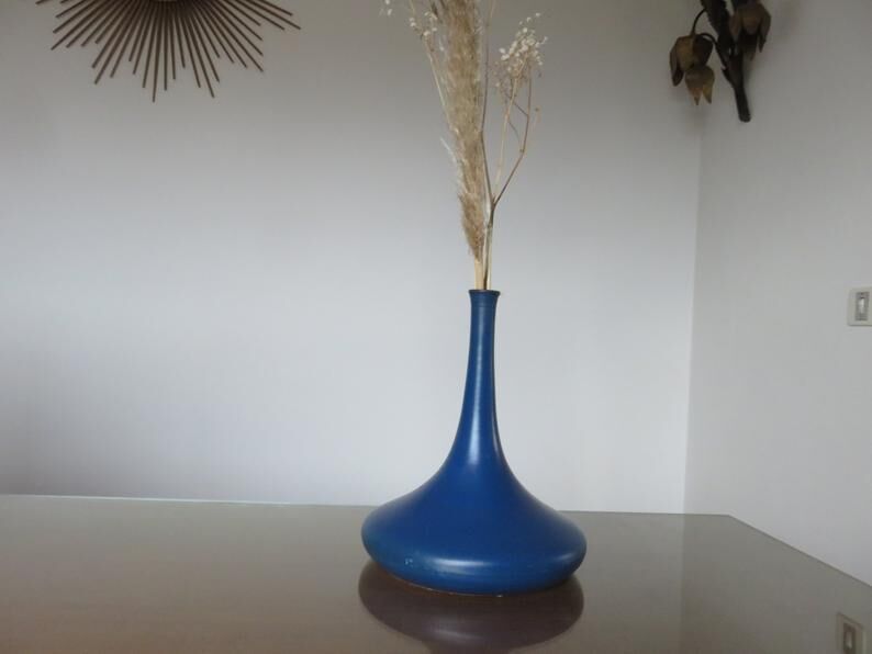 Modernist ceramic vase Plascassier de Grasse Pottery de la Brague 60s 70s