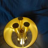 Vintage 1970s metal tubular lamp