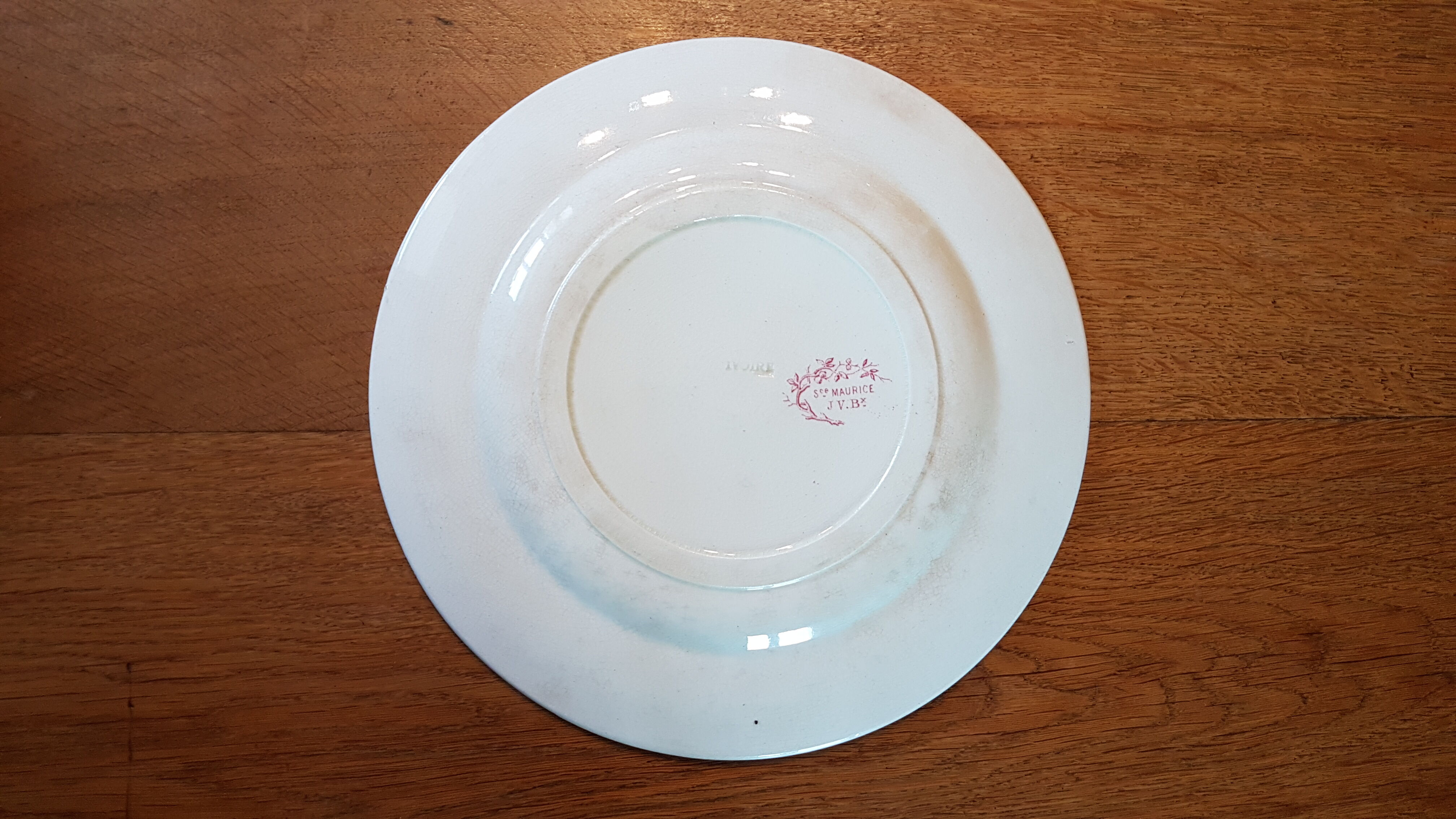 Plate with decoration of birds, fruit trees