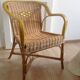 Fauteuil rotin année 50 / 60