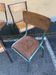 Set of 4 industrial chairs vintage school communities MULLCA