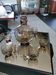 Art Deco carafe and glass set