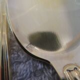 12 gold metal ice cream scoops with net decoration 14.6cm