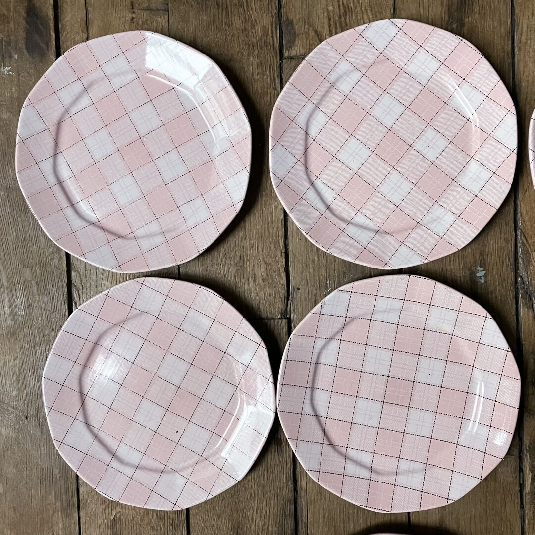 Lot de 10 assiettes et 1 plat