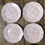Set of 10 plates and 1 dish
