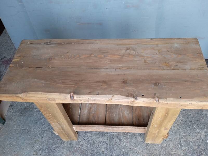 Workbench 120cm old solid wood