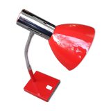 Chrome hinged lamp year 70 Red