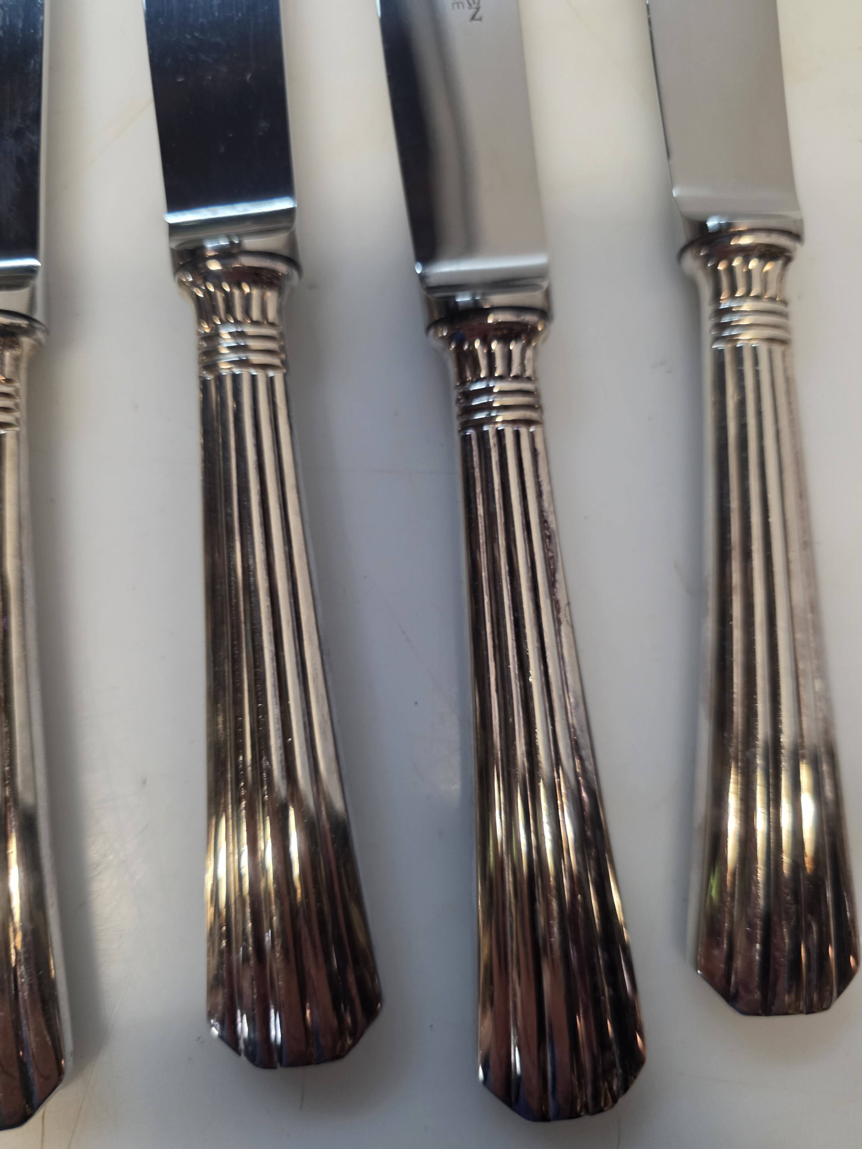 12 silver-plated knives – Gulden France