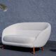 Arne Norell Curvy Soffa Produced by Westbergs Möbler, Sweden, circa 1960