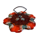 Plateau Vallauris orange & turquoise