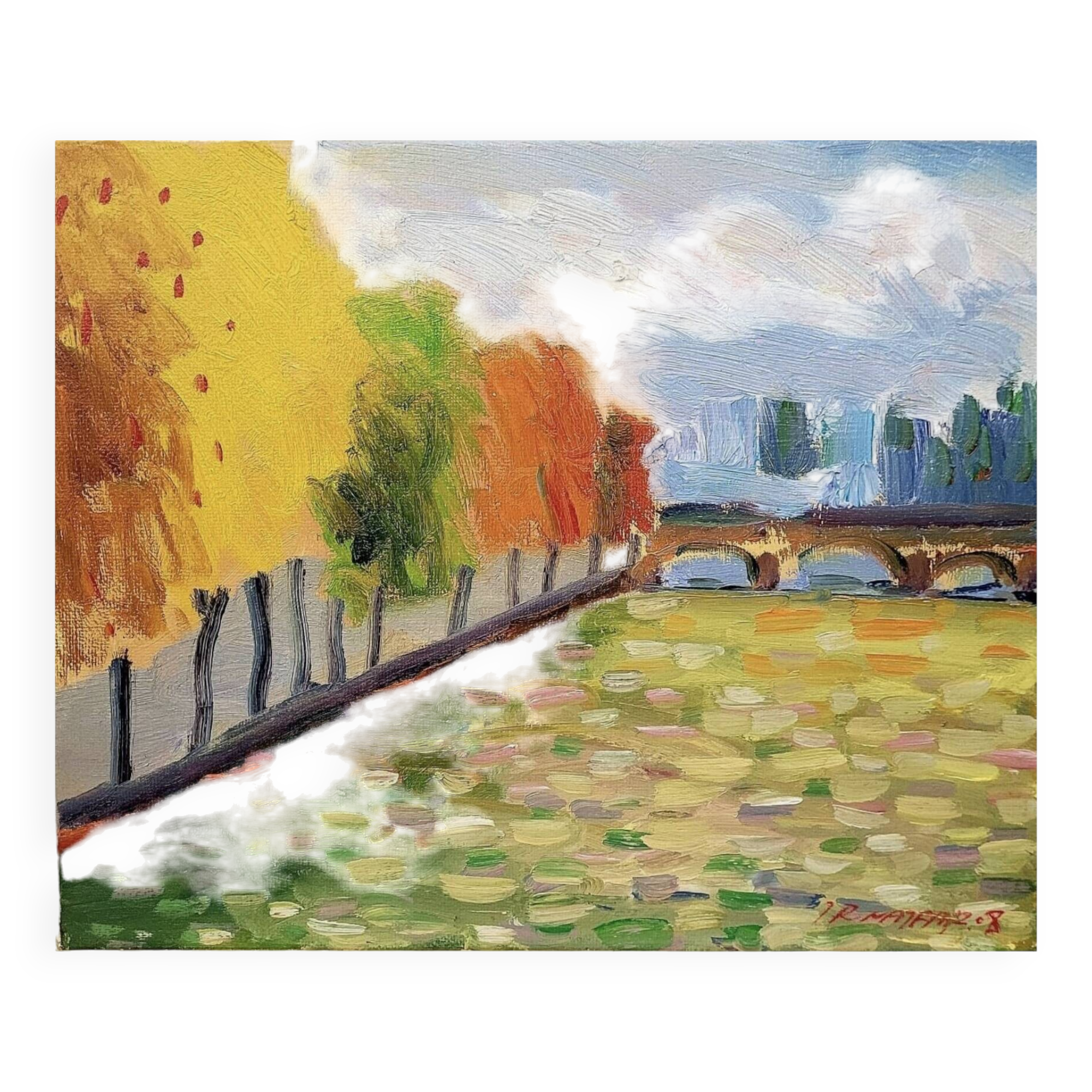 Oil on canvas Rahim Najfar (1945)