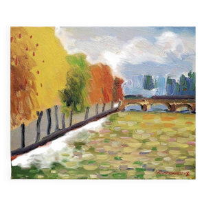 Huile sur toile Rahim