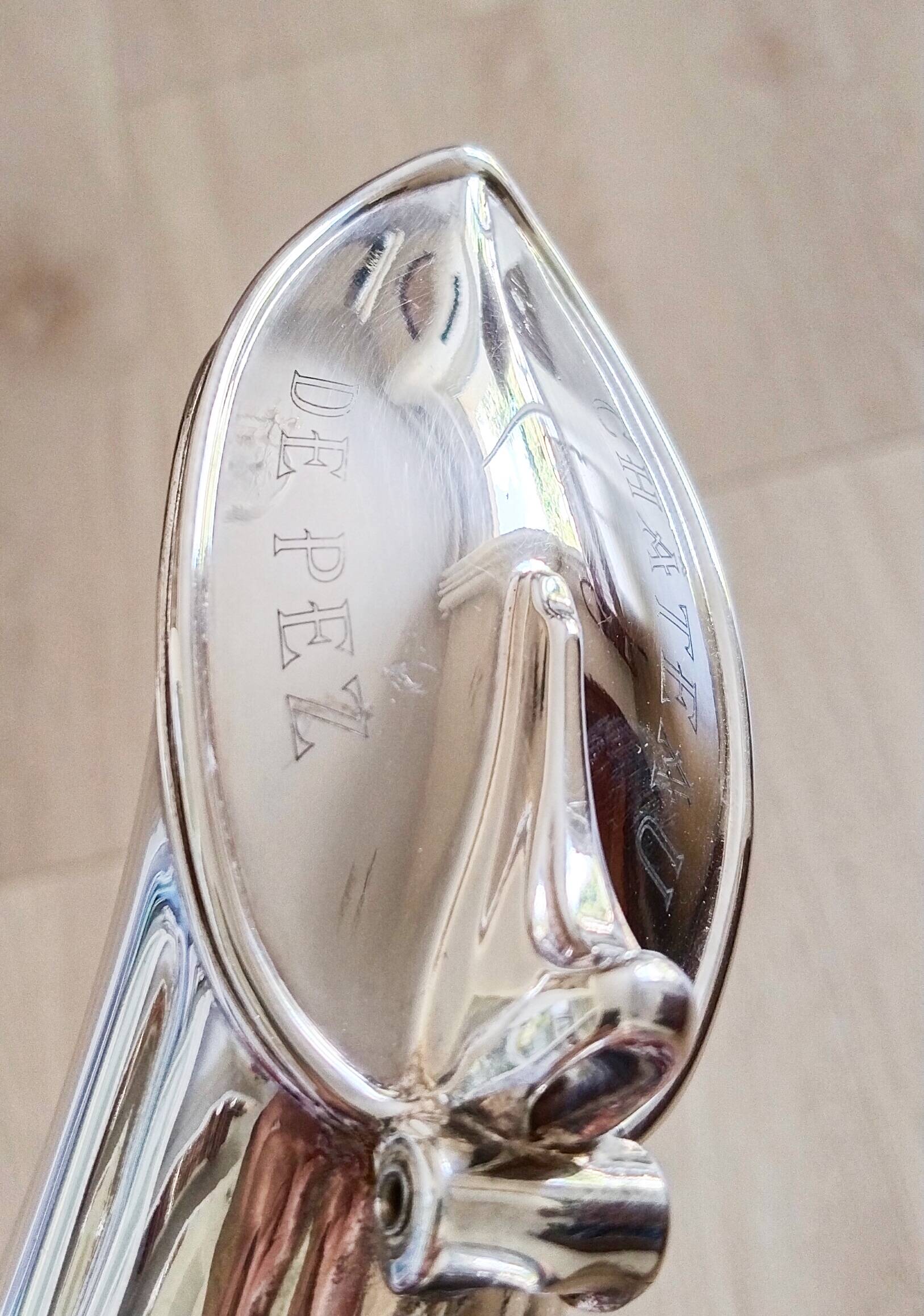 Crystal and silver wine decanter