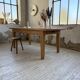 Solid oak farmhouse table 180/270 cm + extensions
