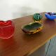 Maltese Glass Ashtrays from Mdina, 1960s, Set of 2