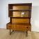 Vintage teak bookcase with glass doors – Scandinavian mid-century elegance