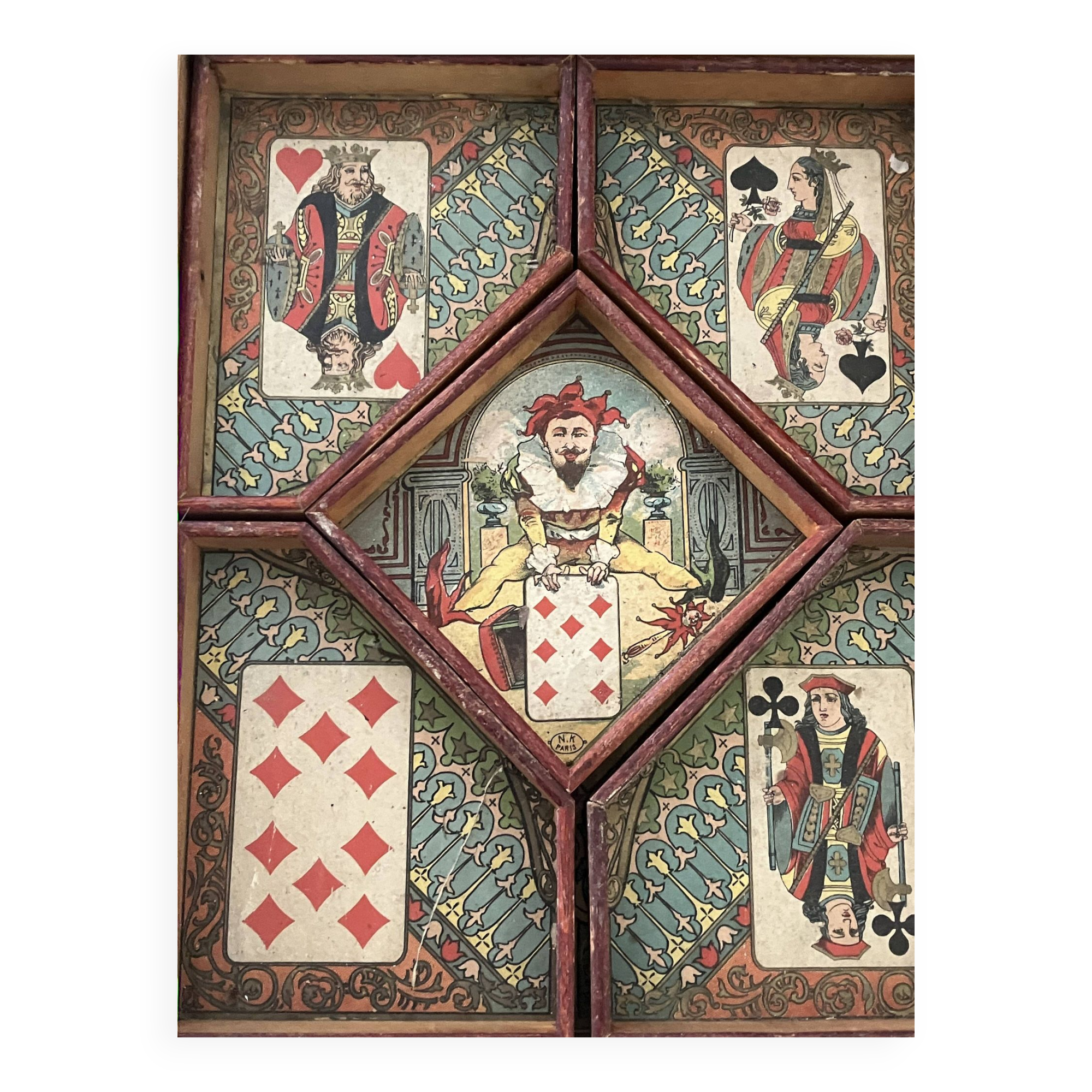 Ancien Jeu Du Nain Jaune Boîte Carton ELD - Complet Avec Cartes (sans Jetons) - Occasion Bon état