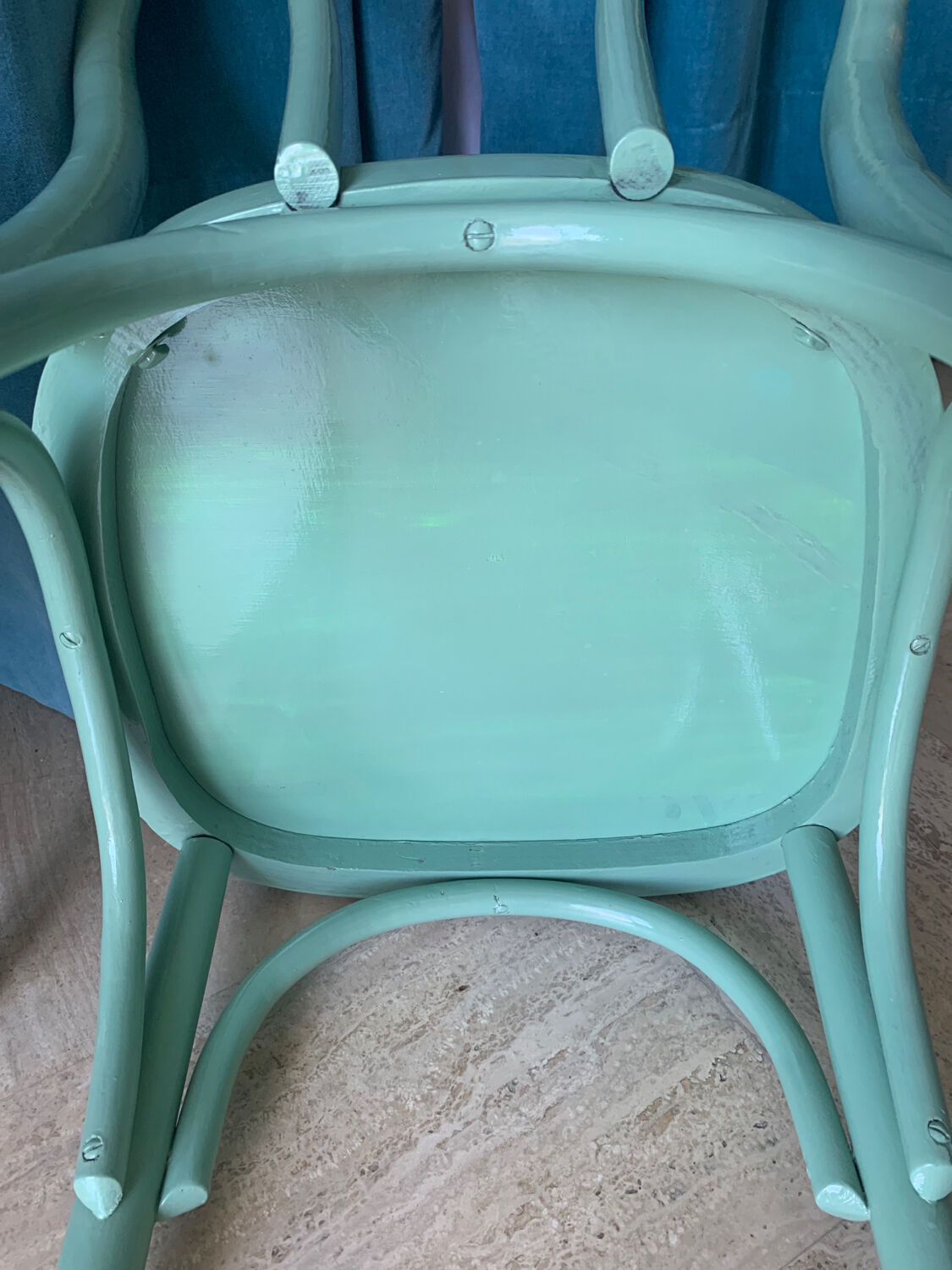 Green bistro chair