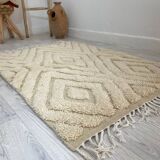Handcrafted Moroccan Berber carpet 140 x 96 cm