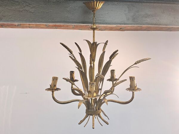 Lustre ''épis de blé'' à 5 bras