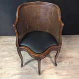 Caned Office Chair, Called "Cabinet Chair", Louis XV Style
