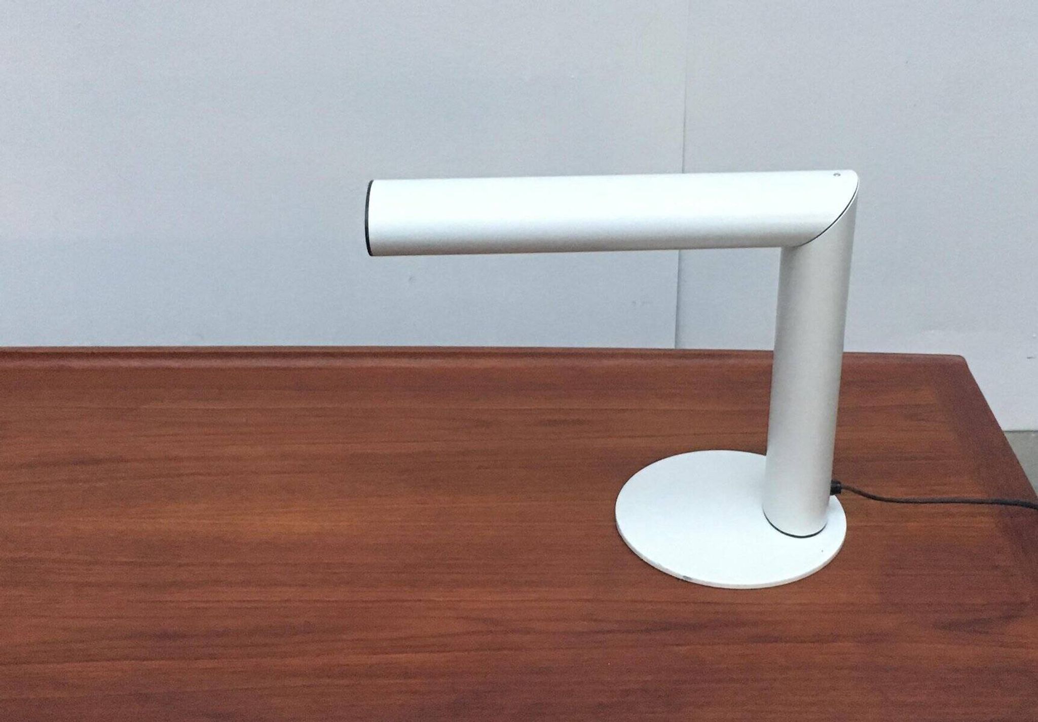 Lampe de table minimaliste en métal allemand de Brendel Leuchten, années 1970