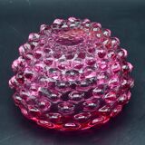 Rare pink Barovier e Toso Bugnato vase