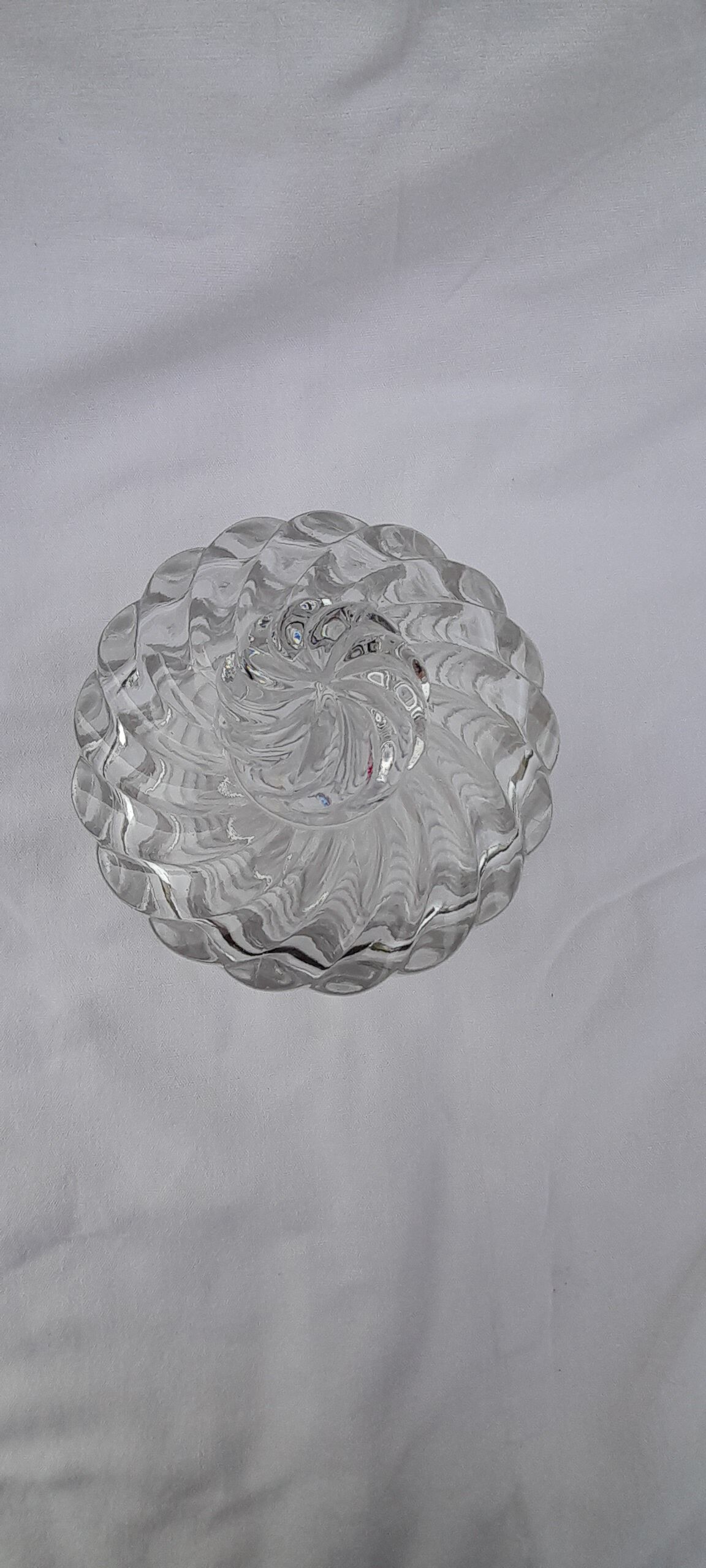 Baccarat crystal pot model Bamboo diam 8.5 cm