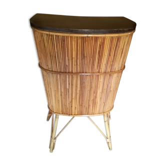 Vintage wicker bar 1960