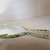 Beveled hand mirror 30x12cm