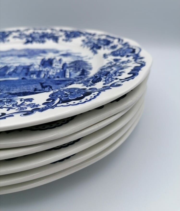English porcelain plates