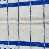 Handmade blue rug 250cm x 150cm