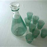 Carafe service and 8 glasses