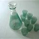 Carafe service and 8 glasses