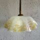 Vintage Sijaj Hrastnik Glass Pendant Lamp Mid Century Modern Lighting