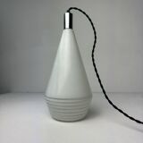 Ancienne suspension vintage en verre 1970