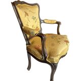 Pair of Louis XV period armchairs