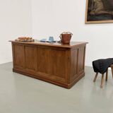 1950s walnut counter or desk