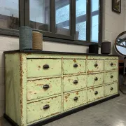 Workshop furniture from the early 20th century.