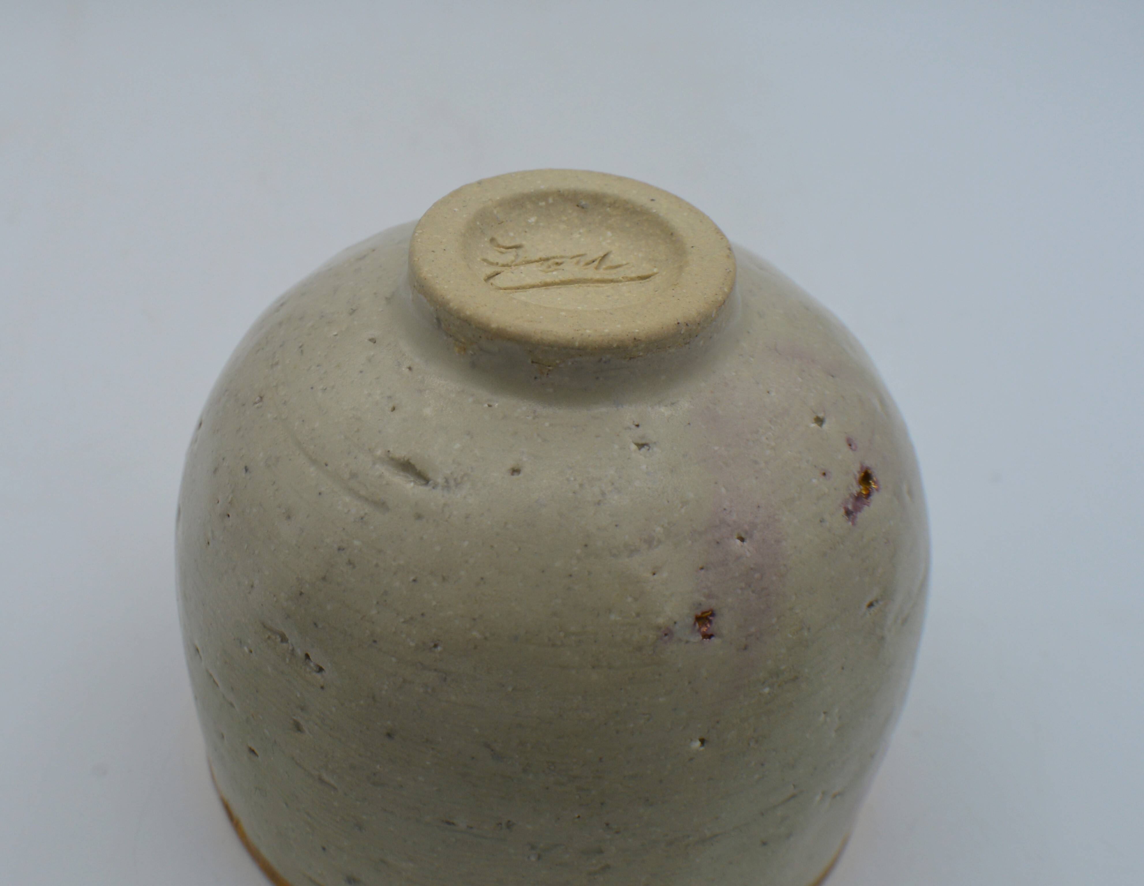 Bol or en grès rozenn bigot