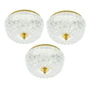 Mid-Century Bubble Glass Ceiling Light / Wall Light by H. Tynell, 1960s