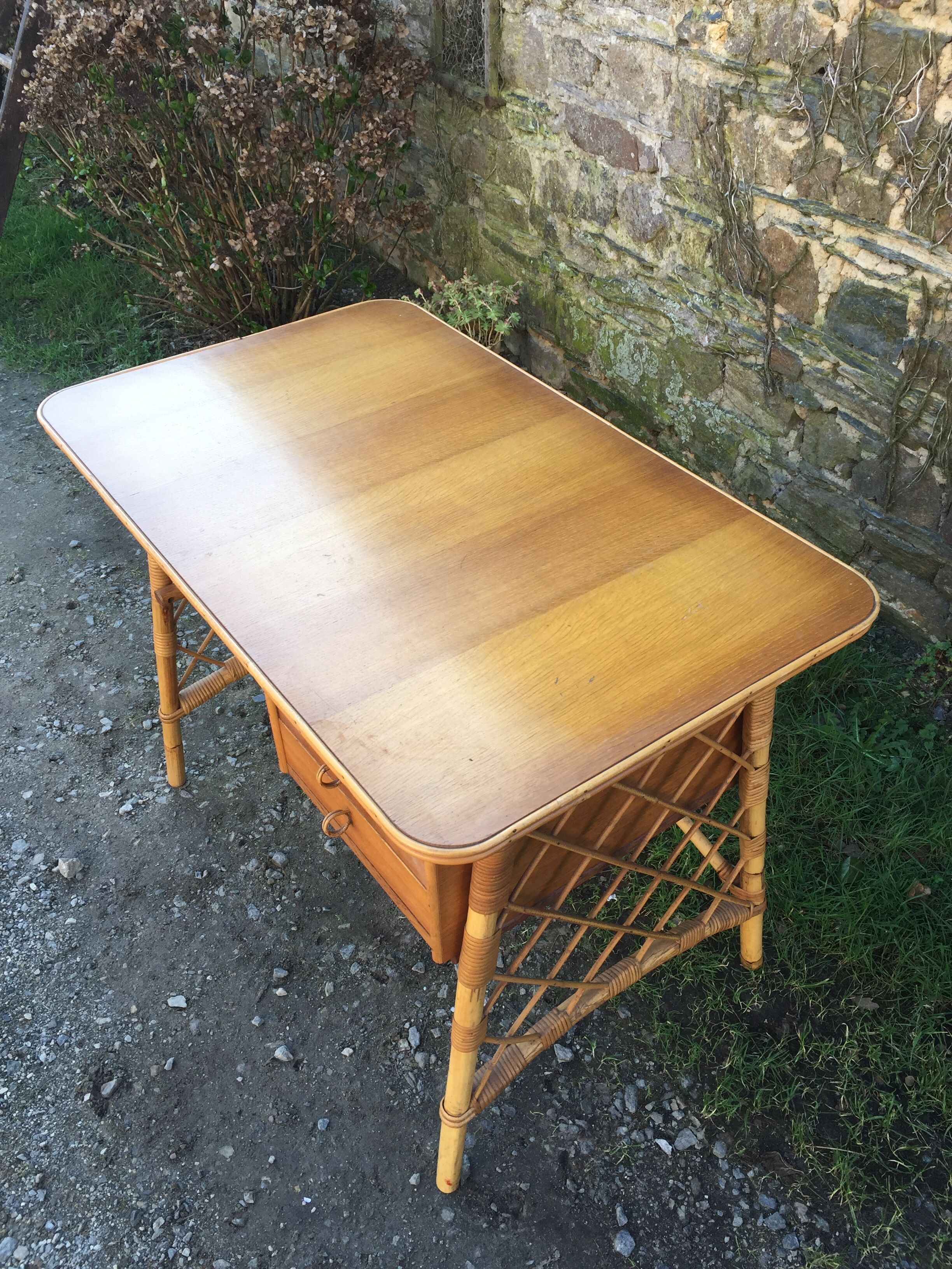 Bamboo desk