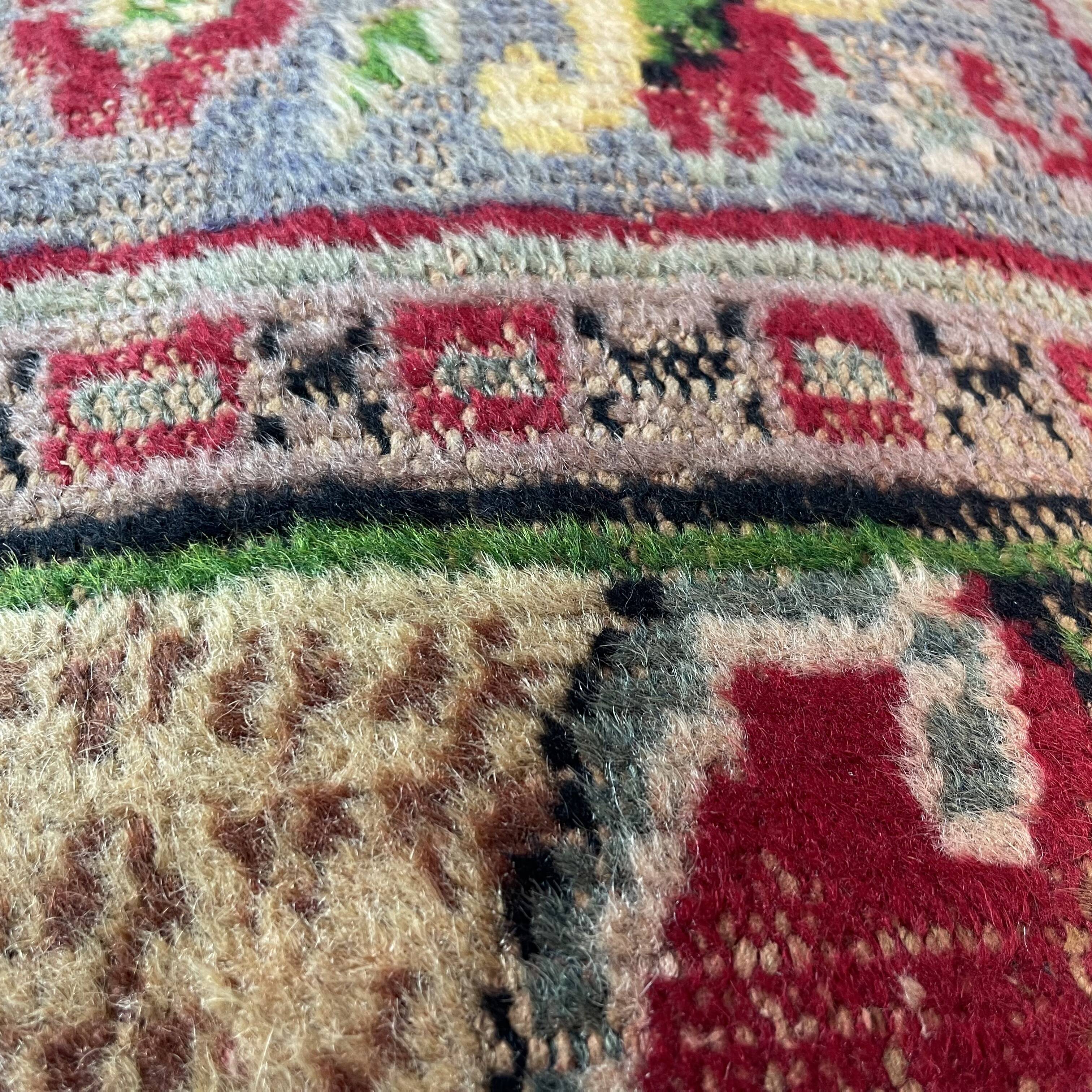 vintage turkish rug cushion cover  45 x 45 cm
