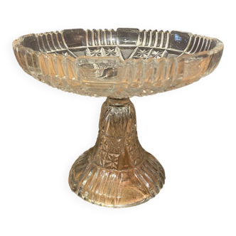 Large crystal cup marked Vallerysthal